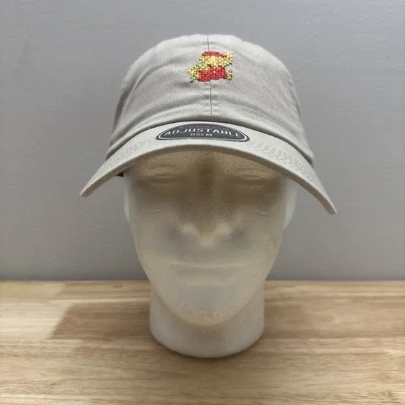 NWT Bioworld Super Mario Brothers 8 Bit Strapback Hat Gaming Baseball Cap OSFM - Picture 3 of 13